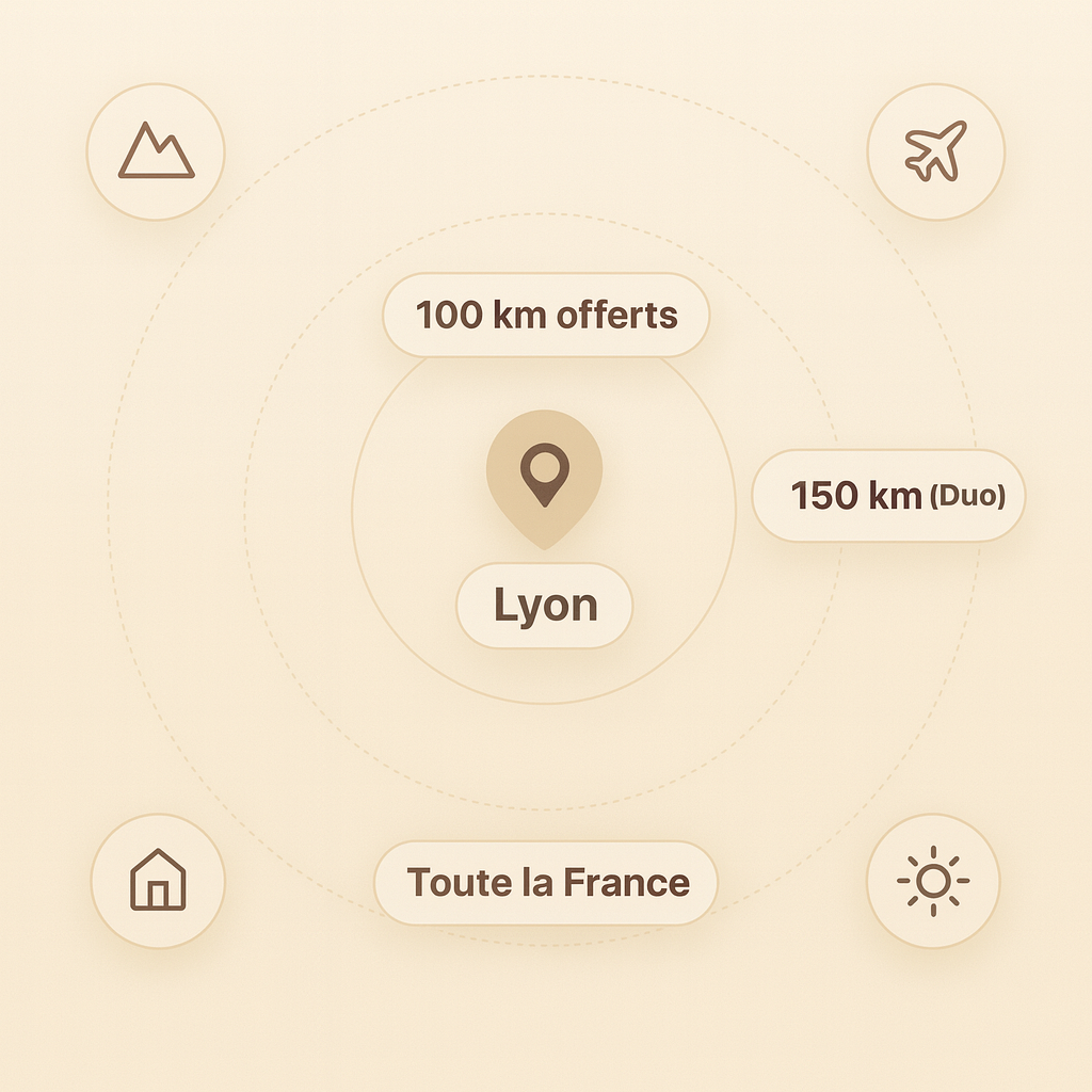 Zone d'intervention Poly Prods - Lyon et toute la France