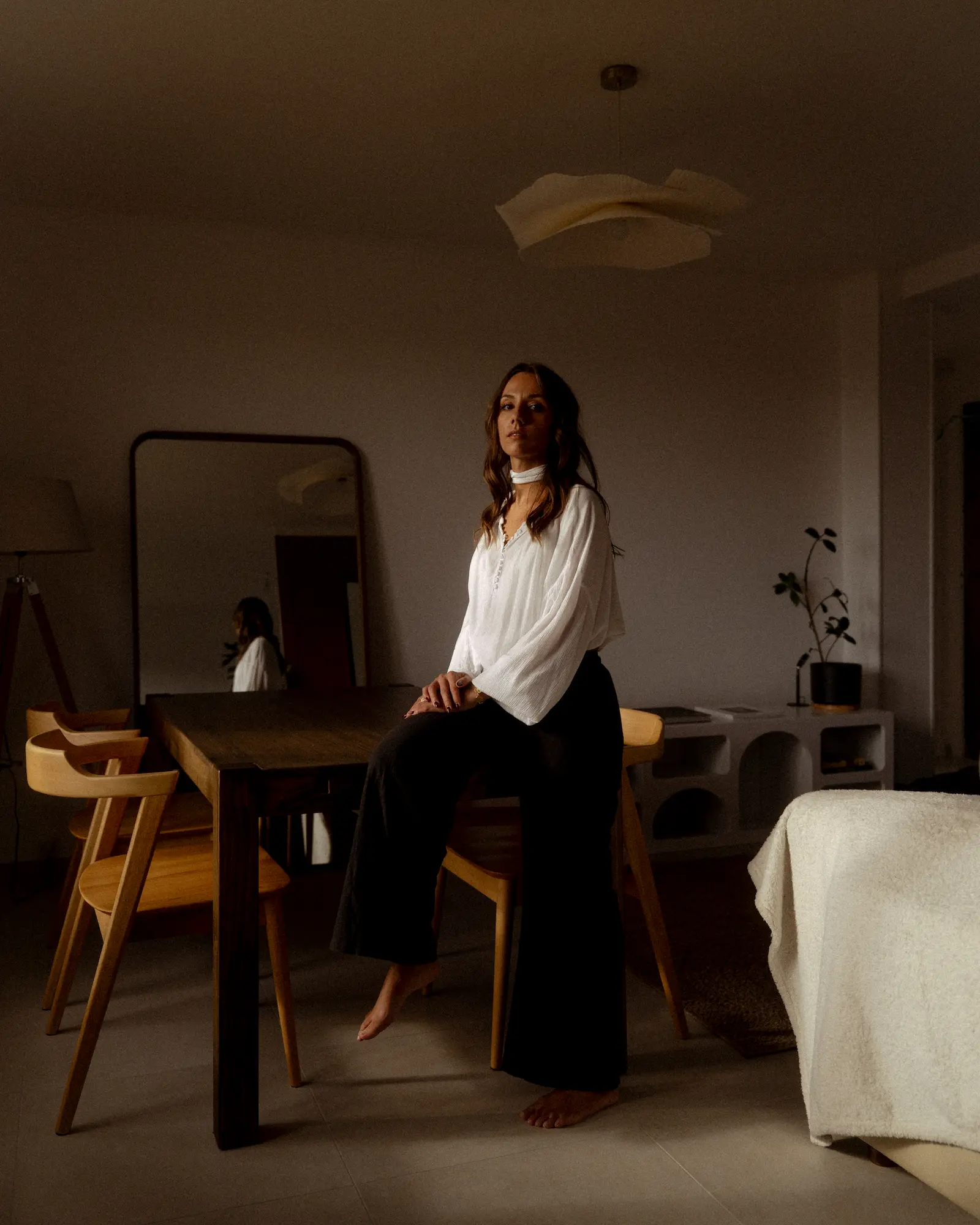 Shooting portrait studio