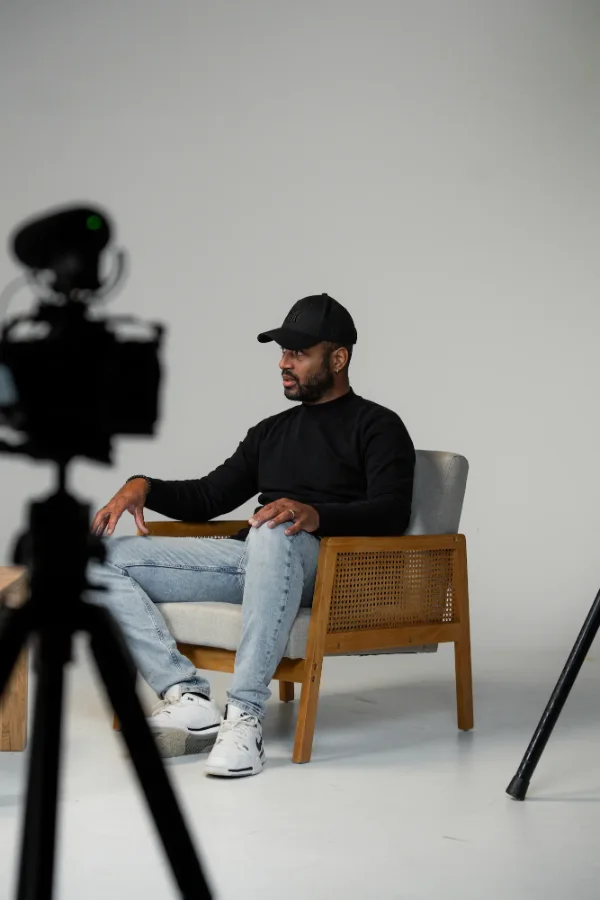 Tournage du podcast Pensea produit par Poly Prods